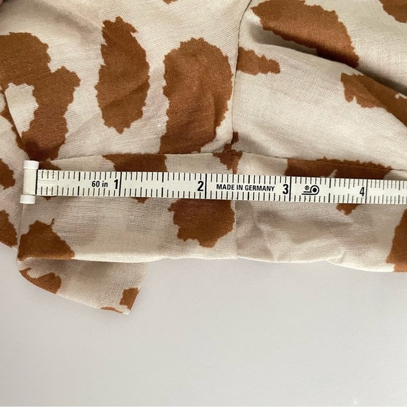 NANUSHKA Febe Pyjama Style Shorts ocelot leopard print cotton xs - Picture 5 of 10